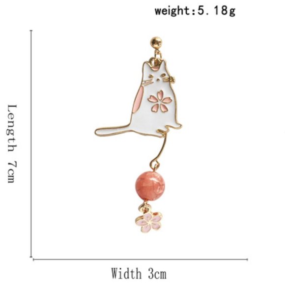 💙💕Last one Strawberry Stones Cat Sakura Flower - Picture 8 of 13